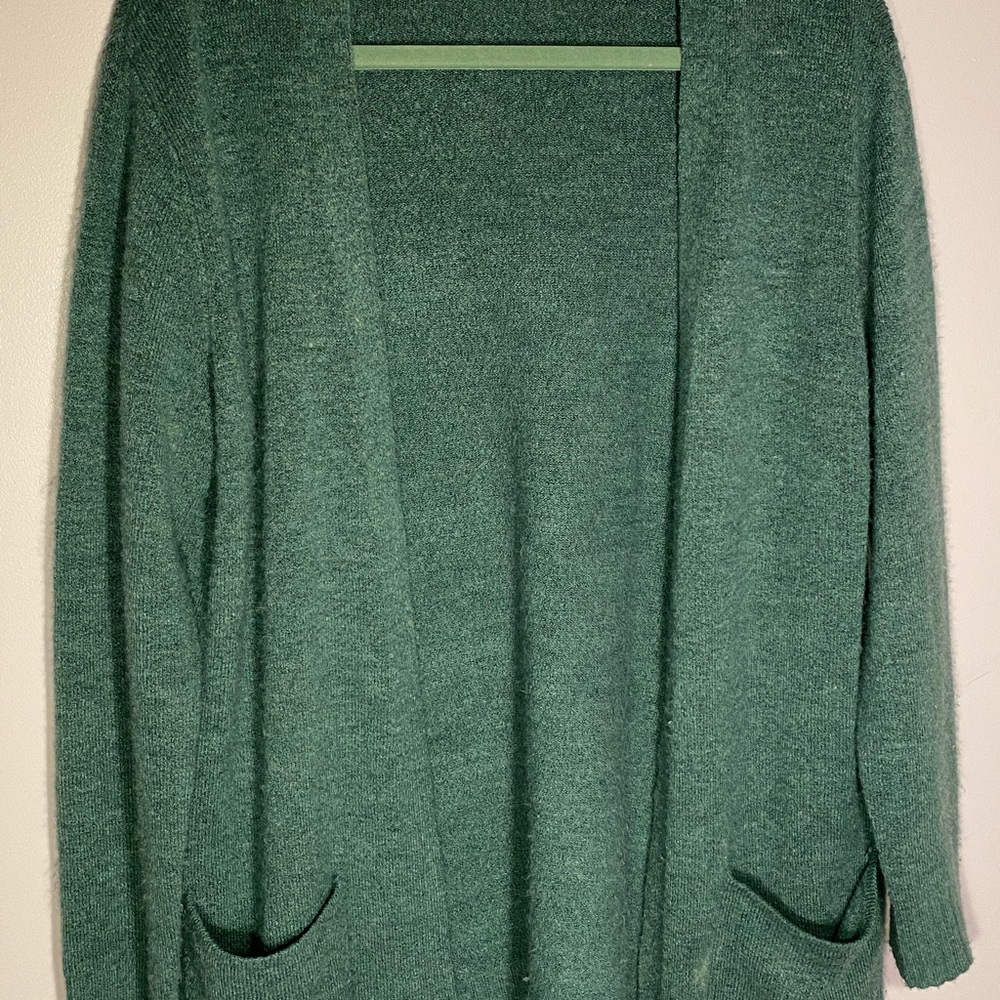 Old navy green cardigan